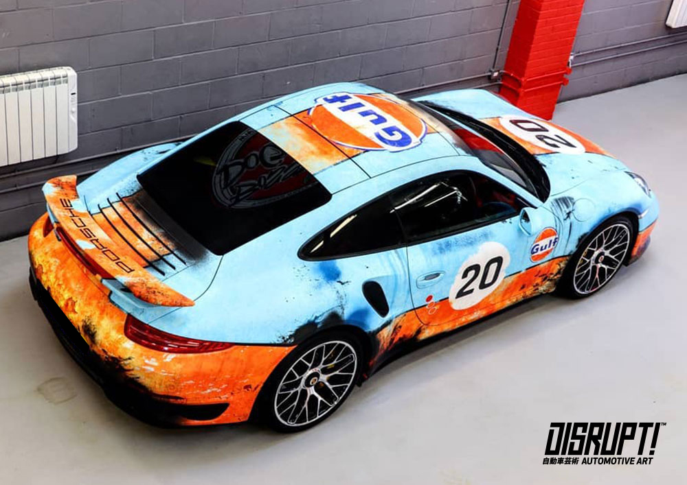 Golf_Porsche_911_Vehicle_Wrap_Disrupt_Automotive_Art_1