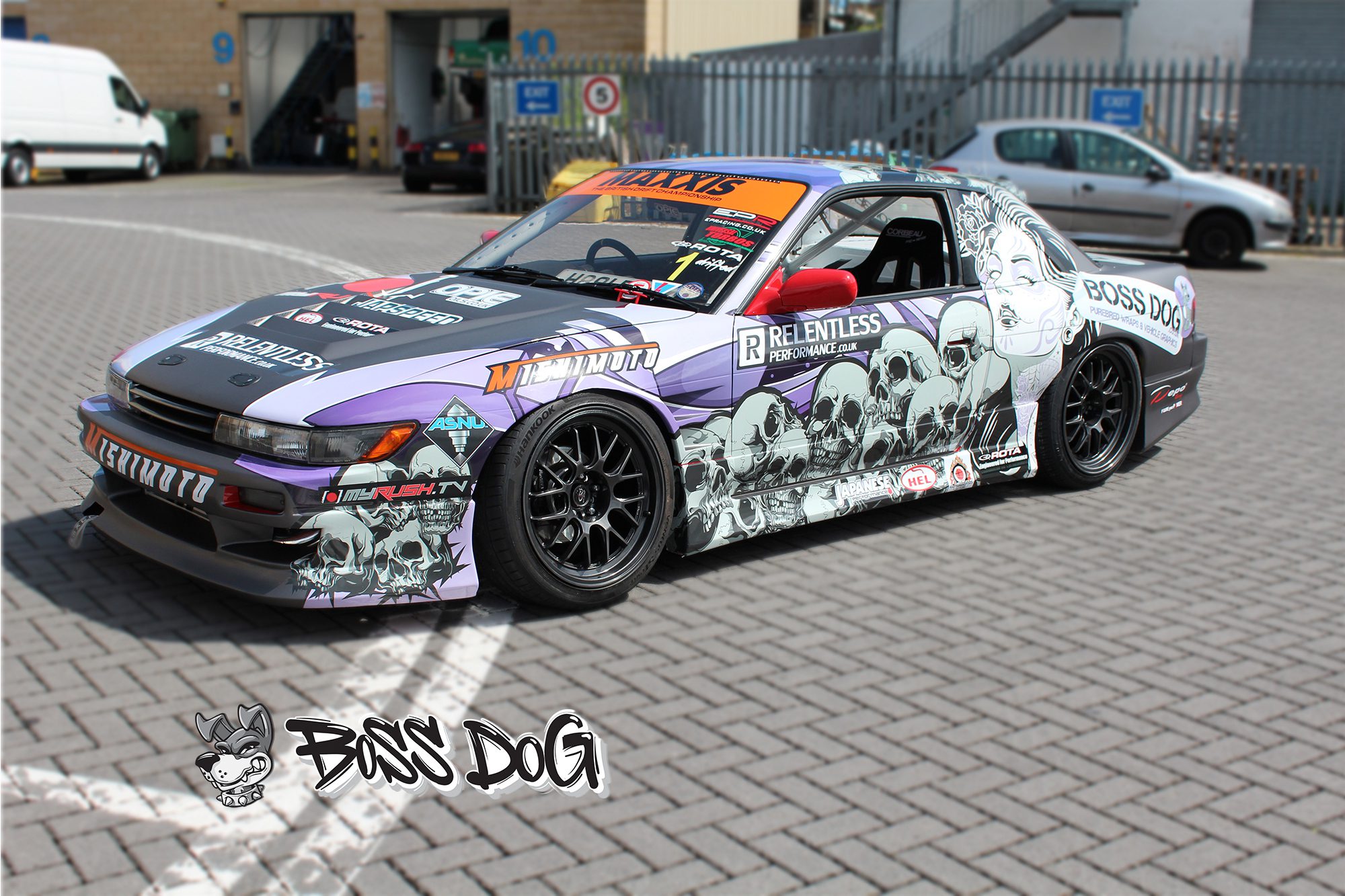 Motorsport_Vehicle_Wrap_Disrupt_BossDog_1