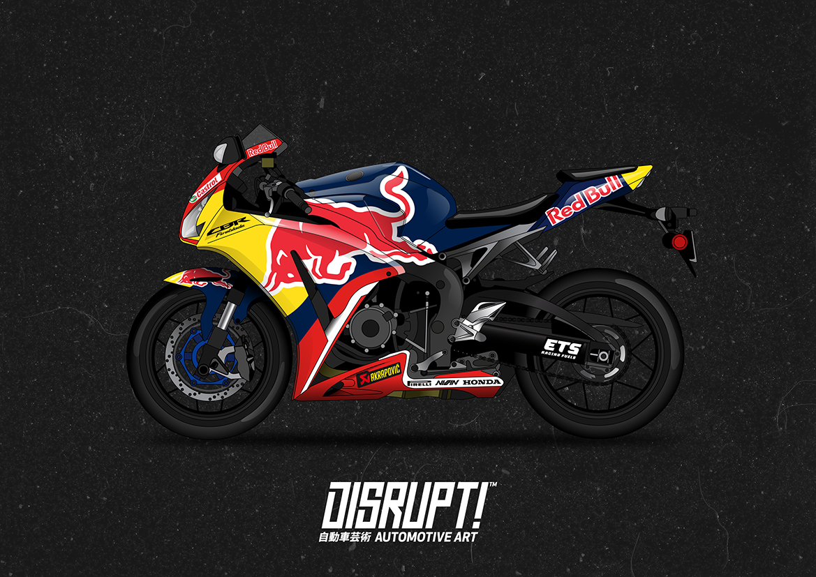 RedBull_Honda_CBR_1000_RR_Disrupt_Automotive_Art